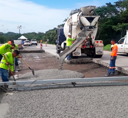 Obra con concreto PremeXpress en Panamá
