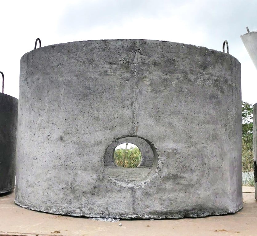 Cámara de inspección de concreto prefabricado en Panamá