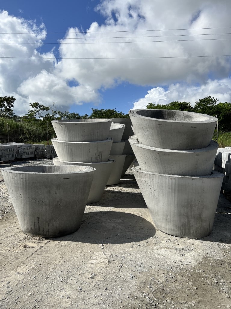 Conos excéntricos de concreto prefabricado en Panamá