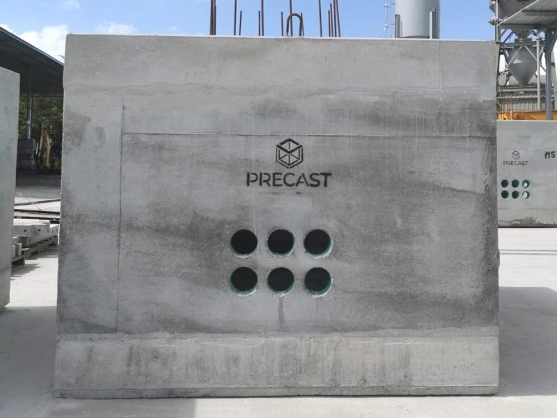 Cajón eléctrico de concreto prefabricado en Panamá